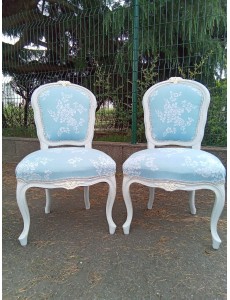 PAIRE DE CHAISES STYLE...