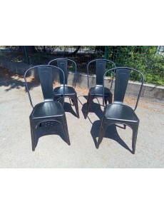 LOT DE 4 CHAISES STYLE...