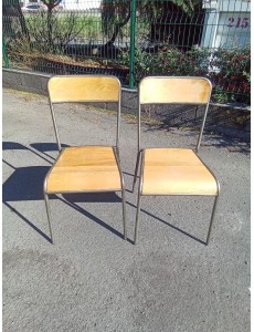 PAIRE DE CHAISES VINTAGES 