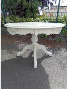 TABLE RONDE PIED CENTRAL...