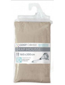 Drap housse 100%coton...