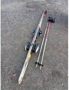 PAIRE DE SKI ROSSIGNOL +...