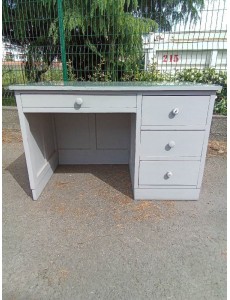BUREAU 4 TIROIRS GRIS