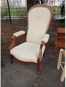 FAUTEUIL VOLTAIRE BEIGE