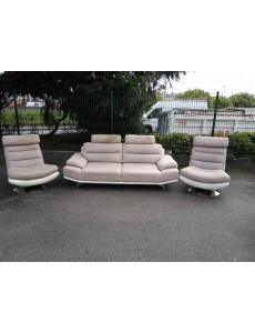 SALON 3P+ 2F DESIGN TISSU...