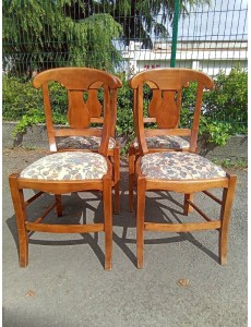 LOT DE 4 CHAISES ASSISES...