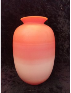 VASE VERRE SOUFFLÉ ORANGE
