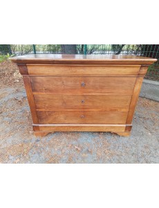 COMMODE 4 TIROIRS EN NOYER...