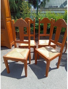 LOT DE 4 CHAISES...