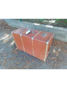 MALLE ANCIENNE MARRON