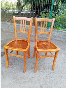 PAIRE DE CHAISES BISTROT...