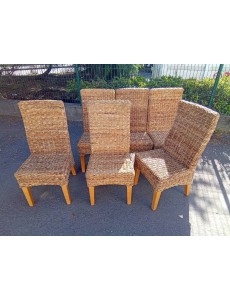 LOT DE 6  CHAISES EN...