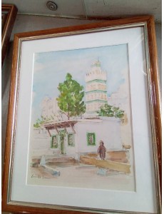 AQUARELLE ORIENTALISTE...