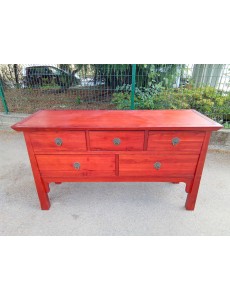 BUFFET STYLE ASIATIQUE ROUGE