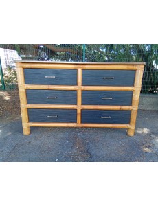 COMMODE 6T BAMBOU 