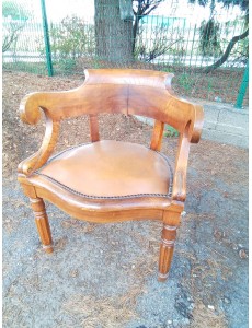 FAUTEUIL CROSSE ASSISE CUIR...