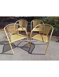 LOT DE 4 FAUTEUILS DE...