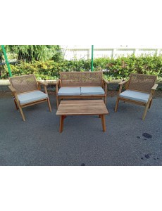 SALON DE JARDIN BANQUETTE +...