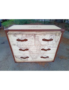 COMMODE MAP OF AFRICA 4T