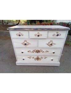 COMMODE 7T CERUSE DORURE