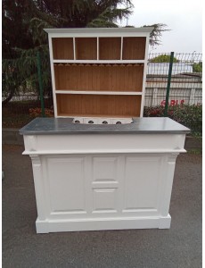 FOND DE BAR ET BAR EN PIN...