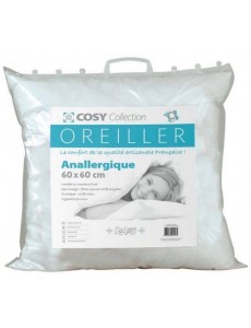 Oreiller blanc 60x60 cm...