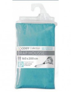 Drap housse 100%coton...