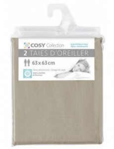 Paire de  taies doreiller...