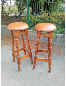 PAIRE DE TABOURETS DE BAR...
