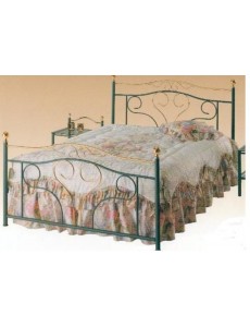 LIT 90X190 MÉTAL VERT ET...